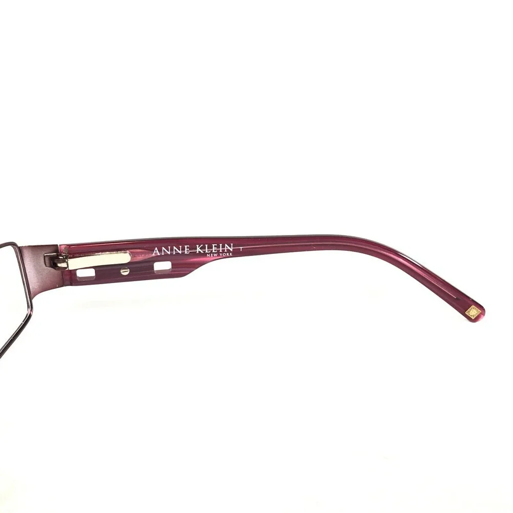 Anne Klein Eyeglasses Frames AKNY 9077 467-S Purple Red Rectangular 52-17-135